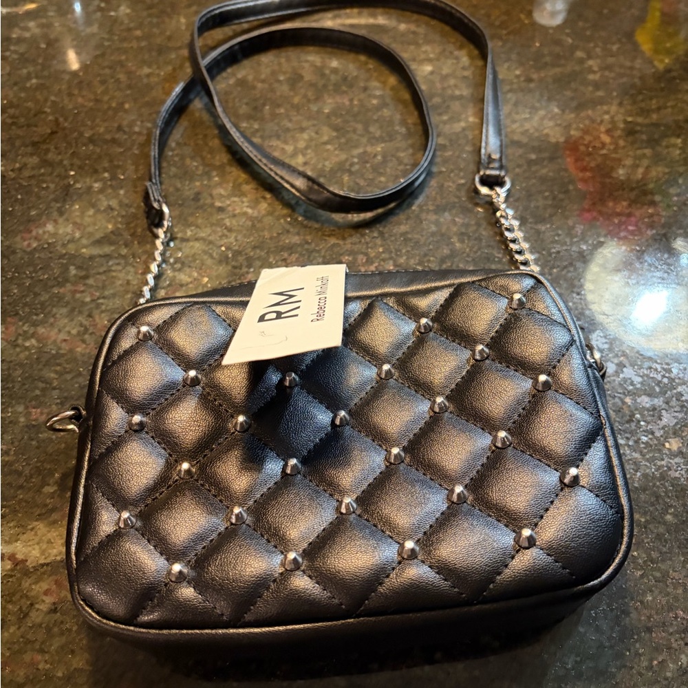 Rebecca Minkoff Black Studded Crossbody Bag